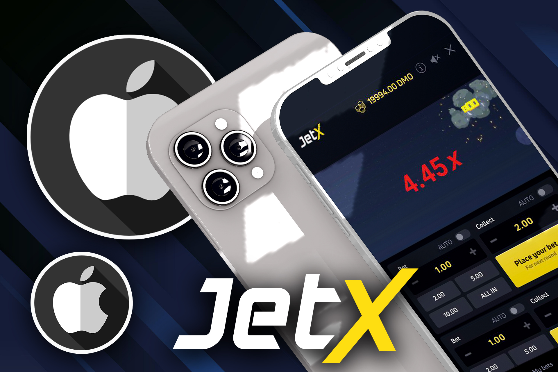 You can play Jet X via the wowbet app on your iPhone.