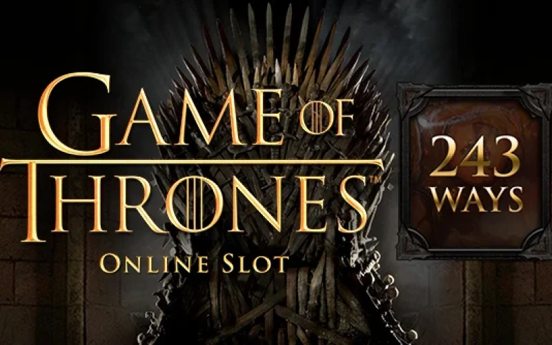 Enjoy playing Game of Thrones 243 Ways at wowbet.