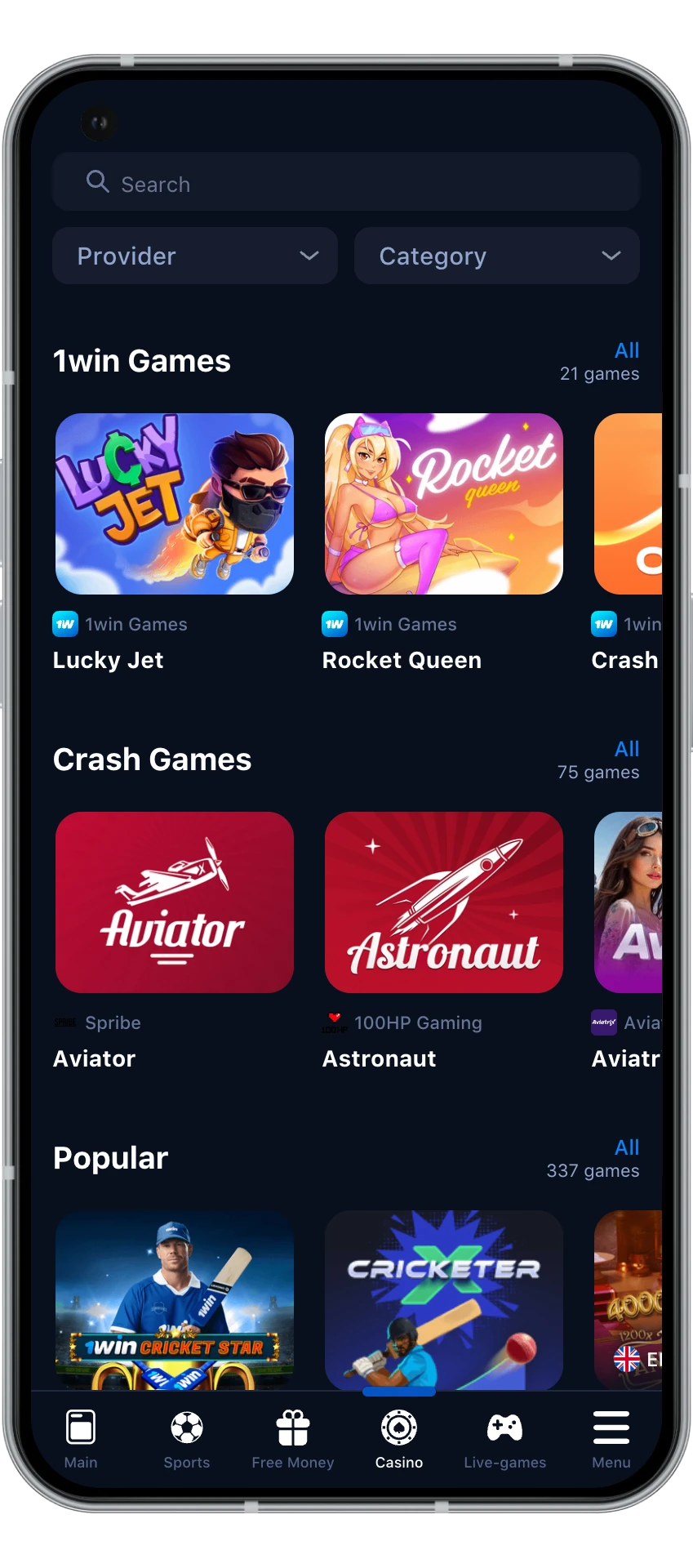 Try your luck at the wowbet web app.