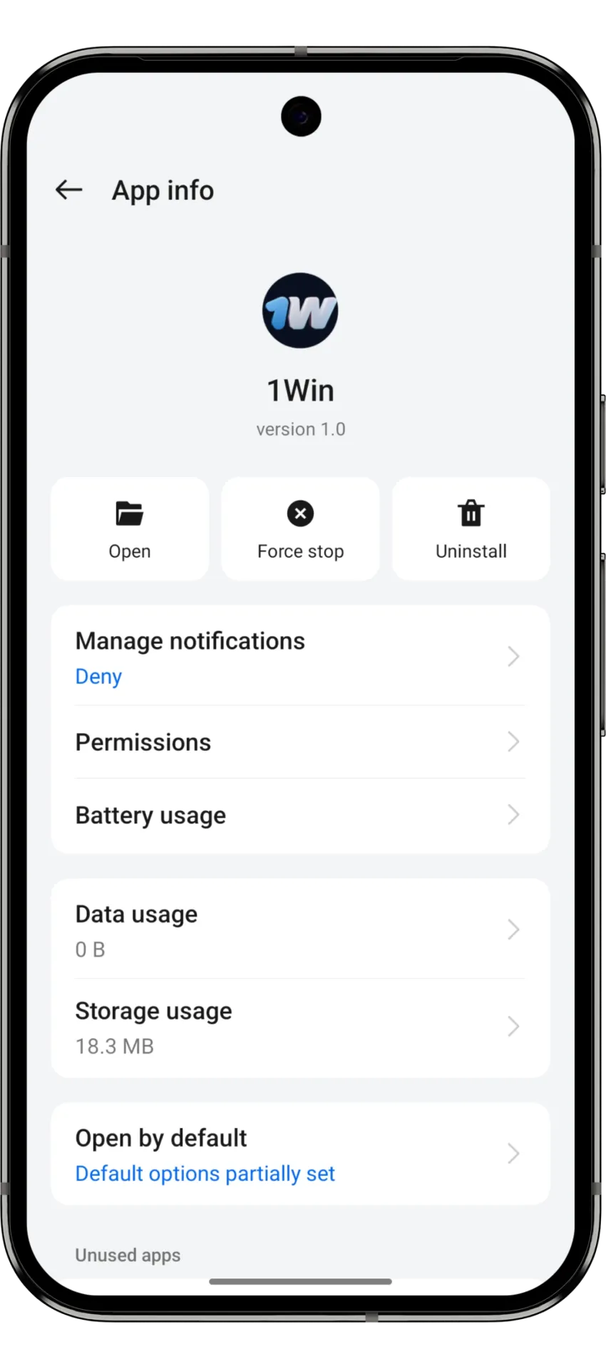 Check the version of the wowbet app in the settings.