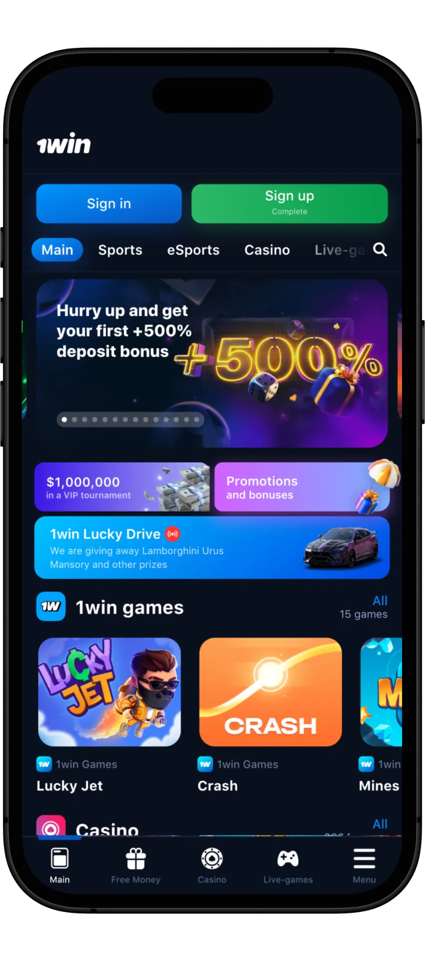 Open the official wowbet website to get the app.