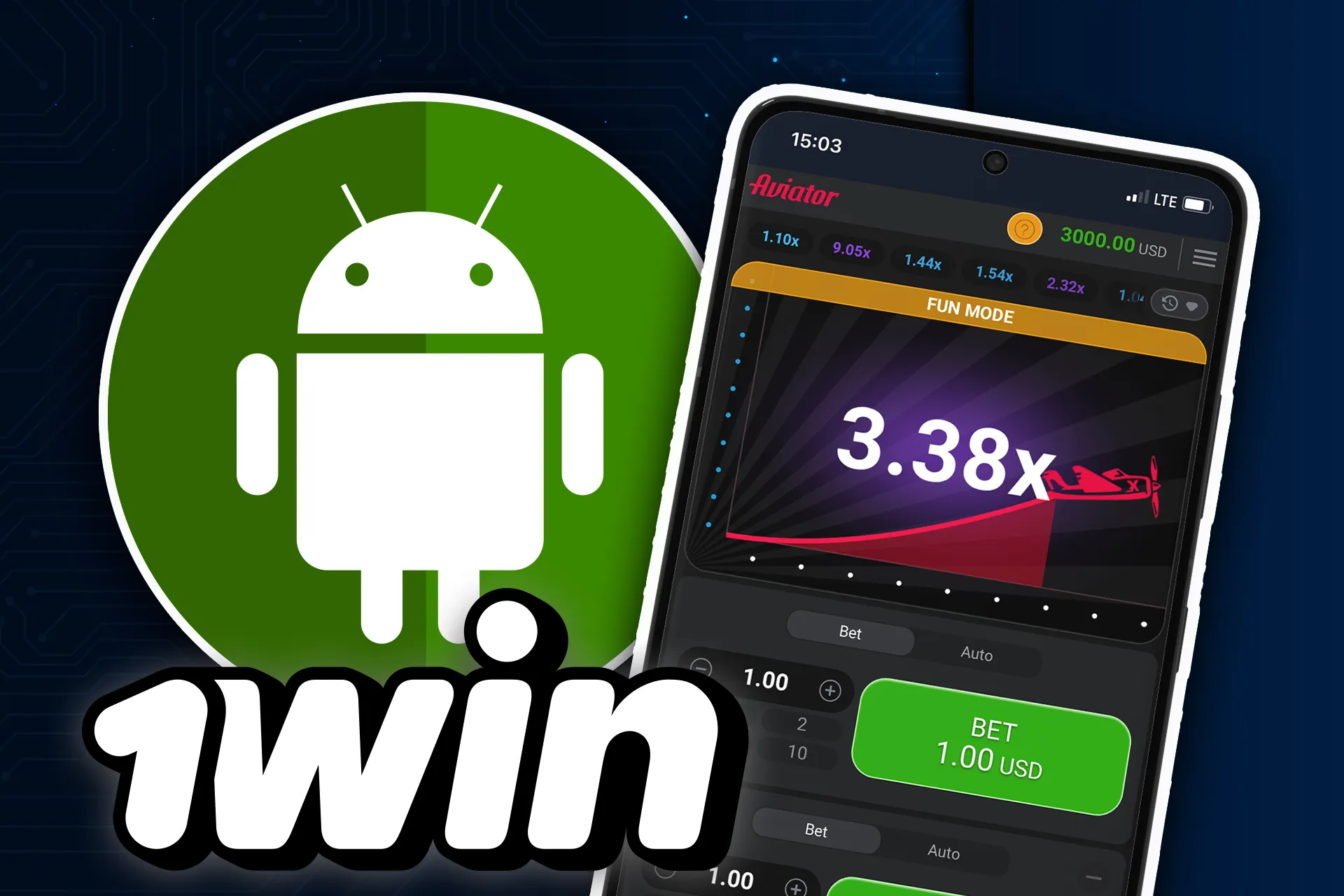Download the wowbet app on your Android to play Aviator on the smartphone.