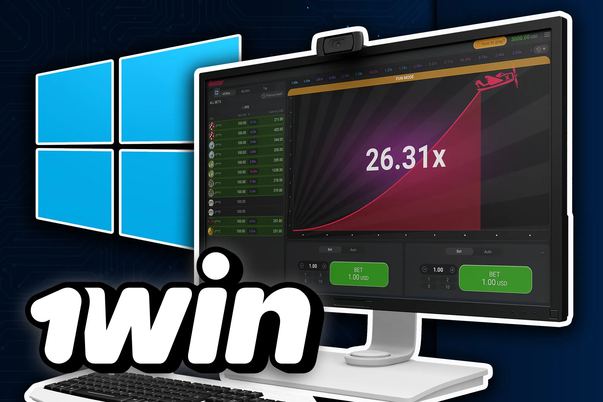 If you want to play Aviator on a laptop or PC, download the wowbet desktop version.