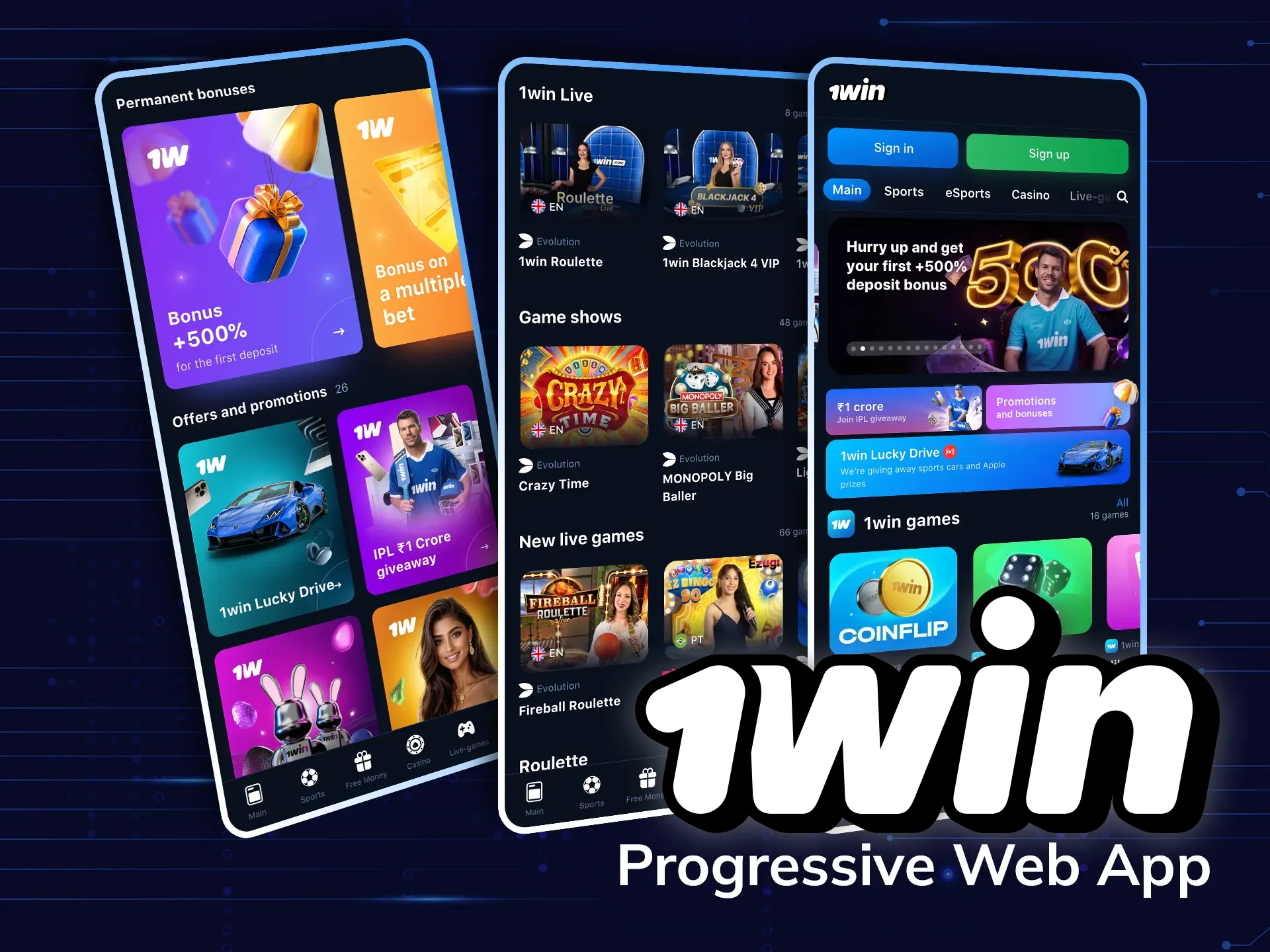 Enjoy the fast and convenient wowbet web app.