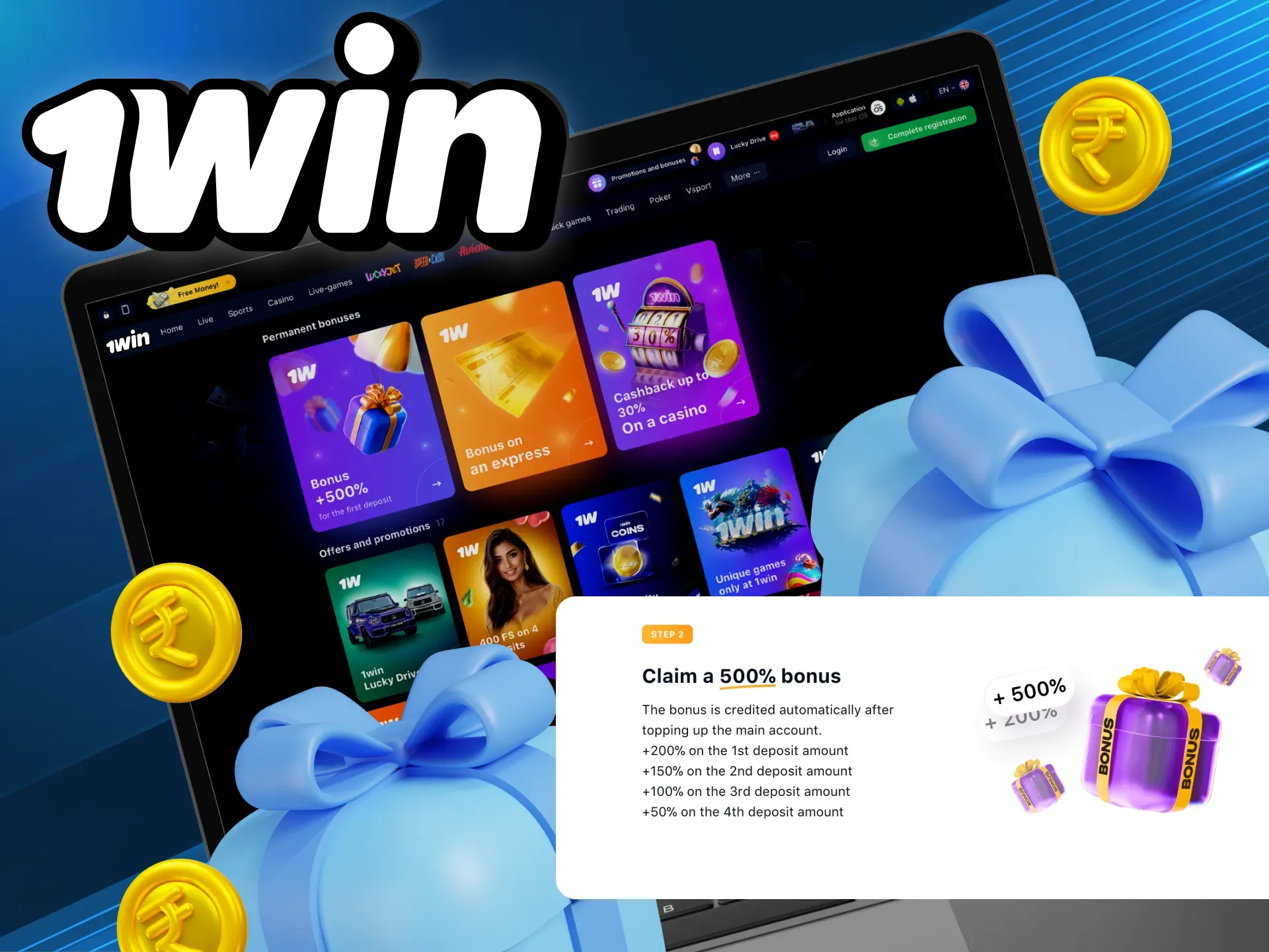 Get your first deposit bonus at wowbet online casino.