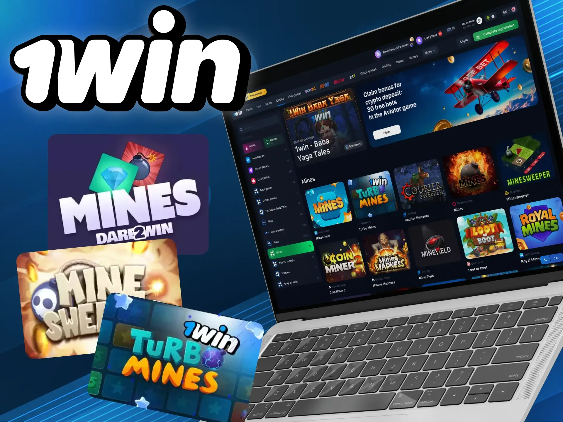 Choose the most popular mine games in the wowbet online casino.