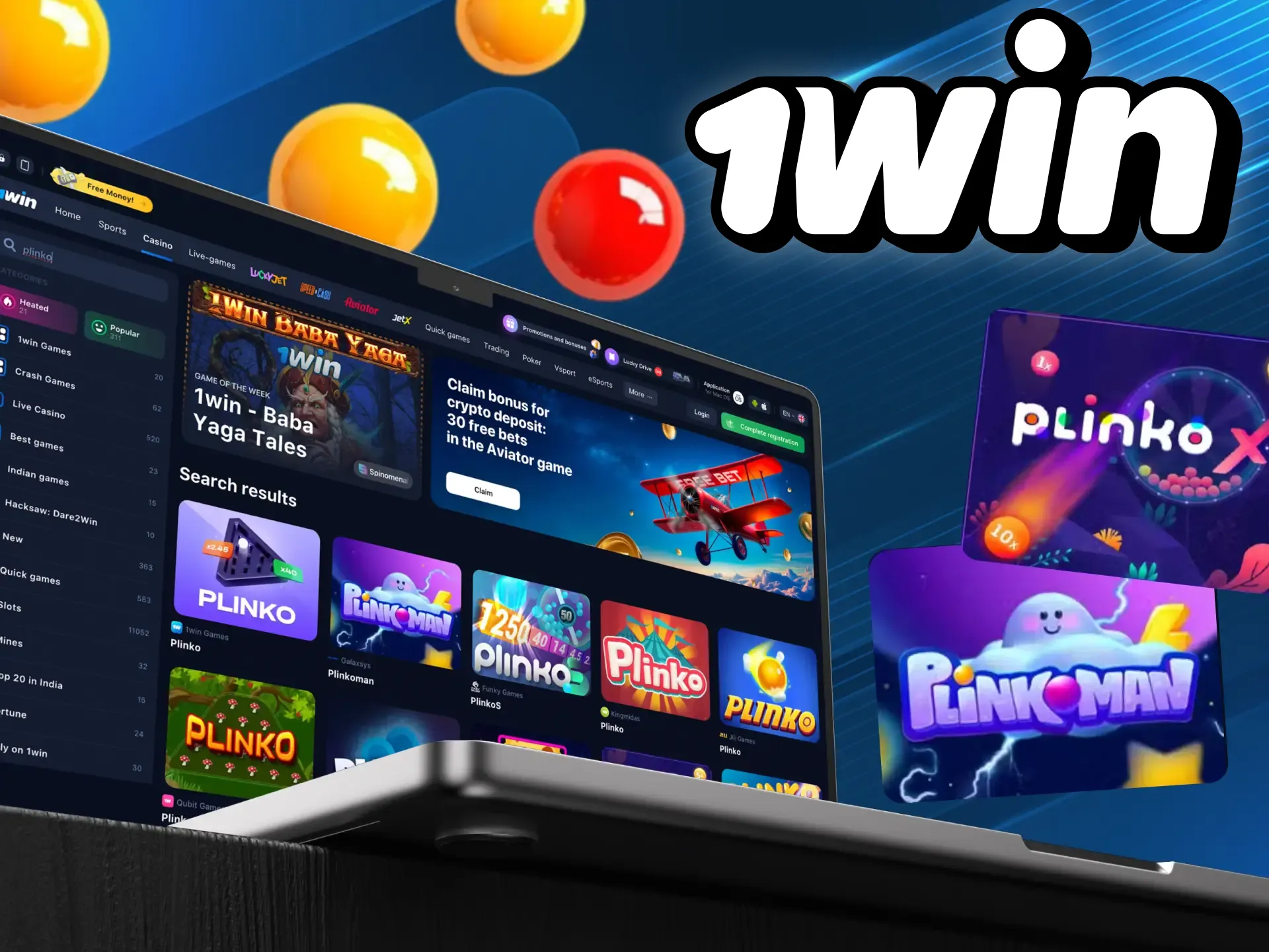 We have selected for you the most popular Plinko games in the wowbet online casino.