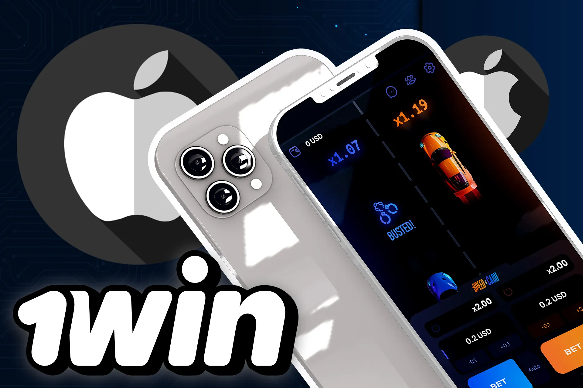 Install the wowbet app on your iPhone and play Speed and Cash.