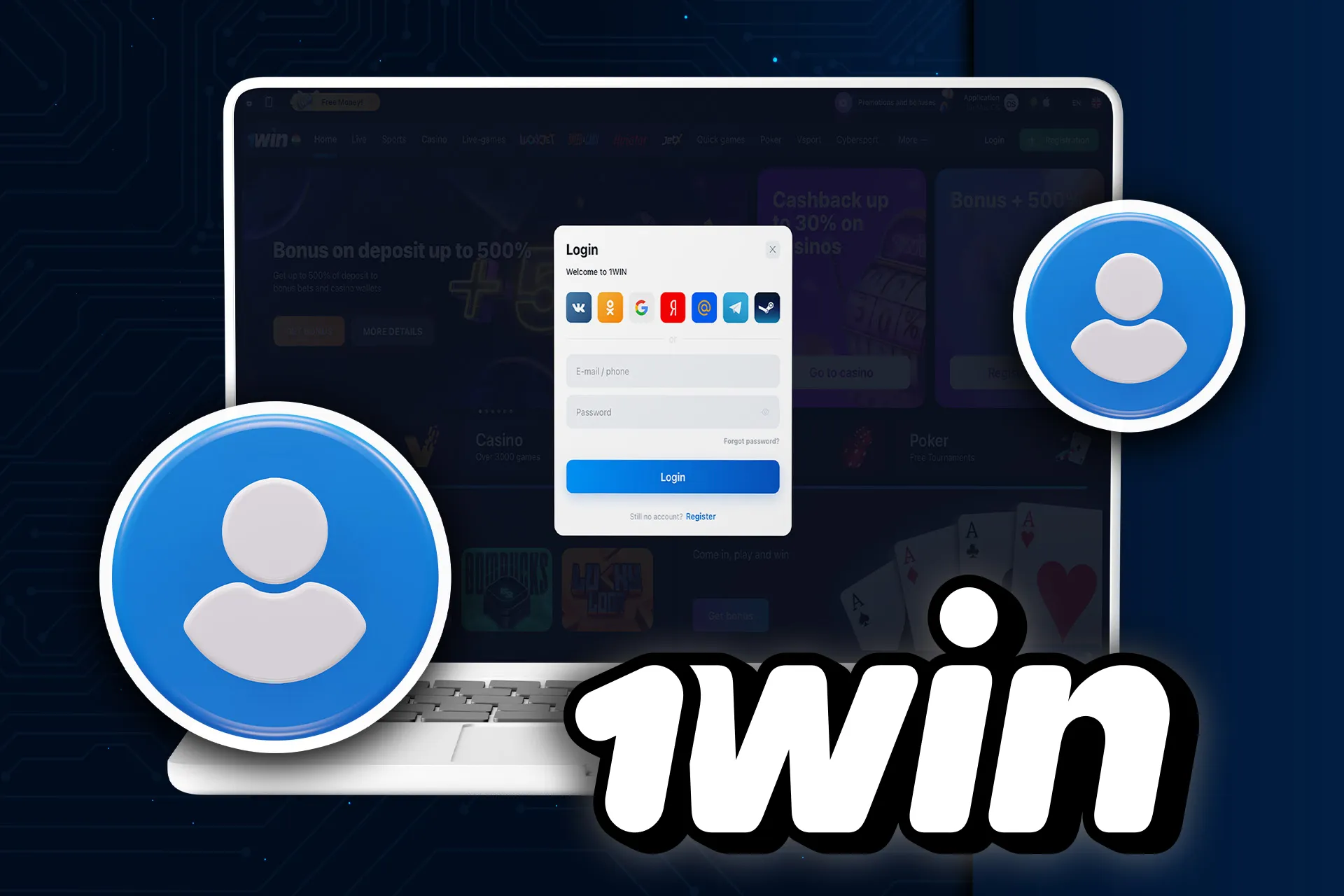 Log in to your wowbet account.